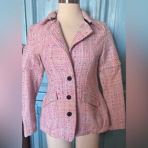 Pink Tweed Women's Jacket